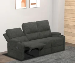 OTTO home 3-Sitzer »NAPORI Struktur, Multimediasofa, Kinosessel XXL« Kinosofa mit 2 x Relaxfunktion und Getränkehalter