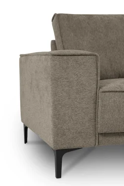 OTTO home 2-Sitzer »OLAND Bouclé, Sofa, B: 164 cm, Skandi-Design« 164 cm, Wellenunterfederung, Skandi-Design, Metallfüße