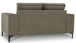 OTTO home 2-Sitzer »OLAND Bouclé, Sofa, B: 164 cm, Skandi-Design« 164 cm, Wellenunterfederung, Skandi-Design, Metallfüße