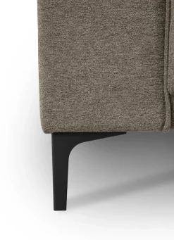 OTTO home 2-Sitzer »OLAND Bouclé, Sofa, B: 164 cm, Skandi-Design« 164 cm, Wellenunterfederung, Skandi-Design, Metallfüße