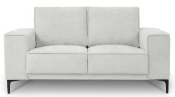 OTTO home 3-Sitzer »OLAND Bouclé, Sofa, B: 224 cm, Skandi-Design« 164 cm, Wellenunterfederung, Skandi-Design, Metallfüße