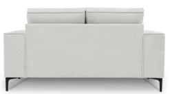 OTTO home 3-Sitzer »OLAND Bouclé, Sofa, B: 224 cm, Skandi-Design« 164 cm, Wellenunterfederung, Skandi-Design, Metallfüße