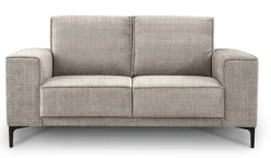 OTTO home 2-Sitzer »OLAND Chenille, Sofa, B: 164 cm, Skandi-Design« 164 cm, Wellenunterfederung, Skandi-Design, Metallfüße