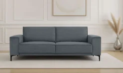 OTTO home 3-Sitzer »OLAND Cord, Sofa, B: 224 cm, Skandi-Design« Struktur, Flachgewebe, Luxus-Microfaser, Boucle