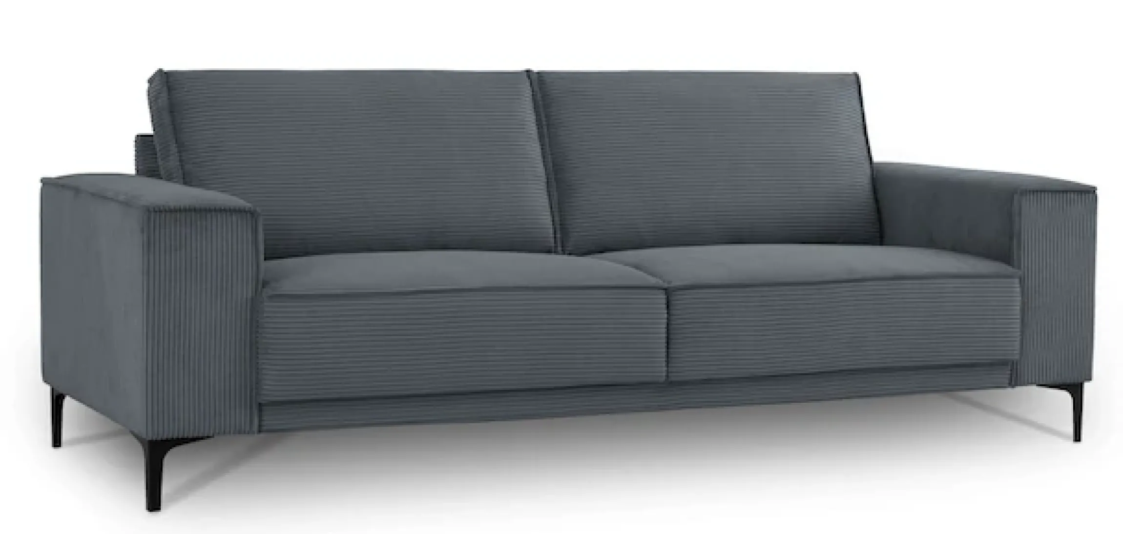 OTTO home 3-Sitzer »OLAND Cord, Sofa, B: 224 cm, Skandi-Design« Struktur, Flachgewebe, Luxus-Microfaser, Boucle