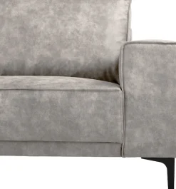 OTTO home 2-Sitzer »OLAND Luxus-Microfaser, Sofa, B: 164 cm, Skandi-Design« 164 cm, Wellenunterfederung, Skandi-Design, Metallfüße
