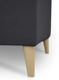 OTTO home 2-Sitzer »Oland Skandi, weicher Chenille-Stoff« 164 cm, Wellenunterfederung, Skandi-Design, Massivholzfüße