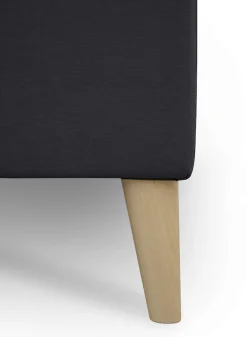 OTTO home 2-Sitzer »Oland Skandi, weicher Chenille-Stoff« 164 cm, Wellenunterfederung, Skandi-Design, Massivholzfüße