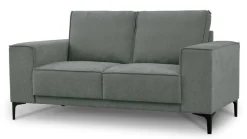 OTTO home 2-Sitzer »OLAND Struktur fein, Sofa, B: 164 cm, Skandi-Design« 164 cm, Wellenunterfederung, Skandi-Design, Metallfüße