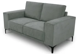 OTTO home 2-Sitzer »OLAND Struktur fein, Sofa, B: 164 cm, Skandi-Design« 164 cm, Wellenunterfederung, Skandi-Design, Metallfüße