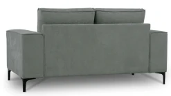 OTTO home 2-Sitzer »OLAND Struktur fein, Sofa, B: 164 cm, Skandi-Design« 164 cm, Wellenunterfederung, Skandi-Design, Metallfüße
