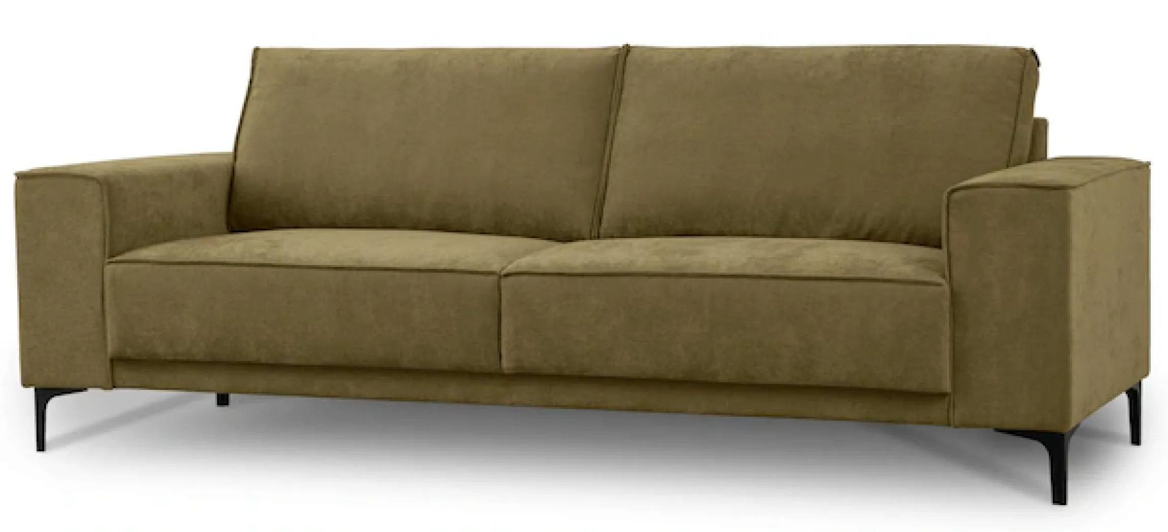 OTTO home 3-Sitzer »OLAND Struktur fein, Sofa, B: 224 cm, Skandi-Design« Struktur, Flachgewebe, Luxus-Microfaser, Boucle