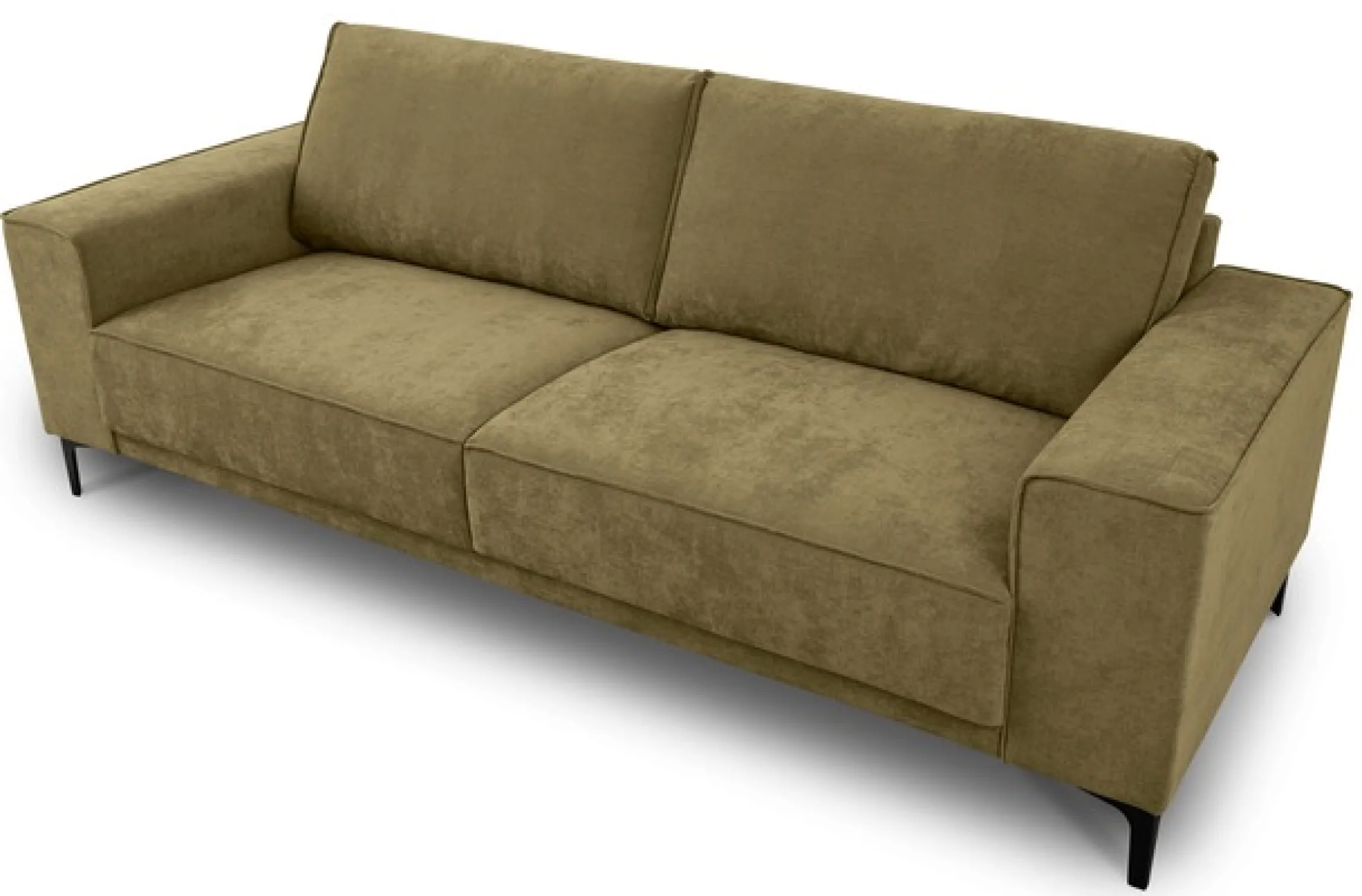 OTTO home 3-Sitzer »OLAND Struktur fein, Sofa, B: 224 cm, Skandi-Design« Struktur, Flachgewebe, Luxus-Microfaser, Boucle