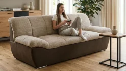OTTO home 2-Sitzer »Salltum 211 cm breit, formschön, komfortabel« mit Ziernähen in Rücken und im Sitz, pflegeleichter Bezug