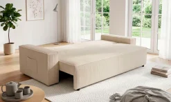 OTTO home 3-Sitzer Schlaffunktion (134/200), Bettkasten, Cord, Unser Tiefpreis