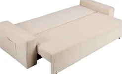 OTTO home 3-Sitzer Schlaffunktion (134/200), Bettkasten, Cord, Unser Tiefpreis