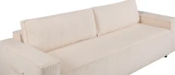 OTTO home 3-Sitzer Schlaffunktion (134/200), Bettkasten, Cord, Unser Tiefpreis
