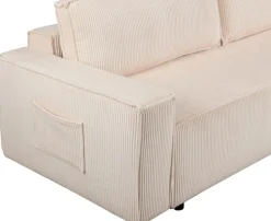 OTTO home 3-Sitzer Schlaffunktion (134/200), Bettkasten, Cord, Unser Tiefpreis