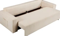 OTTO home 3-Sitzer Schlaffunktion (134/200), Bettkasten, Cord, Unser Tiefpreis