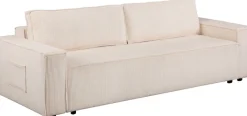 OTTO home 3-Sitzer Schlaffunktion (134/200), Bettkasten, Cord, Unser Tiefpreis