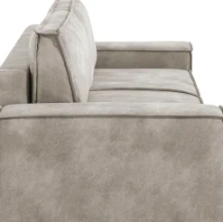 OTTO home 3-Sitzer »SHERWOOD Vintage Lederoptik Schlafsofa (257cm)« Schlaffunktion mit Bettkasten (ca. 136/200cm)