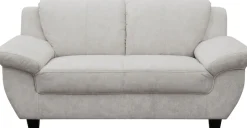 OTTO home 2-Sitzer »Sillkeborg 161 cm, formschönes Sofa mit dunklen Füßen« aus pflegeleichtem, weichem Luxus-Microfaser