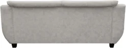 OTTO home 3-Sitzer »Sillkeborg 207 cm, formschönes Sofa mit dunklen Füßen« aus pflegeleichtem, weichem Luxus-Microfaser