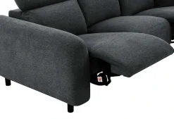 OTTO home 3-Sitzer »SKAANE Struktur-Sofa, 229 cm, manuelle-u. elektrische Relaxfunktion« Relax-Funktion in 2 Sitzen, Kopfteilverstellung, Federkernpolsterung