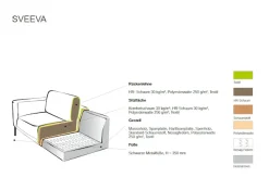 OTTO home 3-Sitzer »Sveeva, B.214 cm, schwarze Metallfüße« langlebiger Webstoff, mit Wellenunterfederung, viele Farben