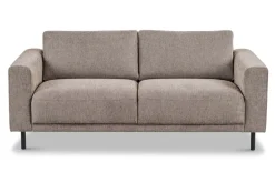OTTO home 3-Sitzer »Sveeva, B.214 cm, schwarze Metallfüße« langlebiger Webstoff, mit Wellenunterfederung, viele Farben