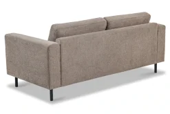 OTTO home 3-Sitzer »Sveeva, B.214 cm, schwarze Metallfüße« langlebiger Webstoff, mit Wellenunterfederung, viele Farben