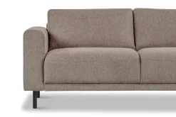 OTTO home 3-Sitzer »Sveeva, B.214 cm, schwarze Metallfüße« langlebiger Webstoff, mit Wellenunterfederung, viele Farben
