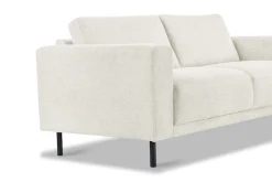 OTTO home 2,5-Sitzer »Sveeva, Kompaktsofa, B.183 cm, schwarze Metallfüße« langlebiger Webstoff, mit Wellenunterfederung, viele Farben