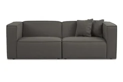 OTTO home 3-Sitzer »Tammie« Breite 222 cm, Webstoff fein, bodentief, mit Wellenunterfederung