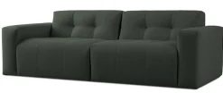 OTTO home 3-Sitzer »Tapley« Breite 220 cm,Boucle, Struktur fein, mit Knopfsteppung, bodentief