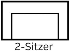 OTTO home 2-Sitzer »Trondheim« mit Federkern, Knopfheftung im Rücken