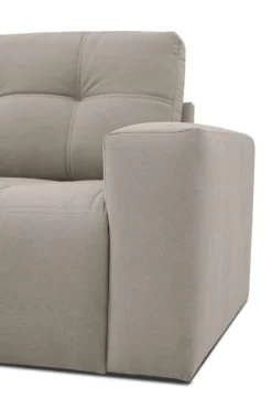 OTTO home 3-Sitzer »Turnon, Lounge-sofa, Breite 220 cm« Chenille, mit Knopf- und Doppelsteppung, elegantes Aussehen