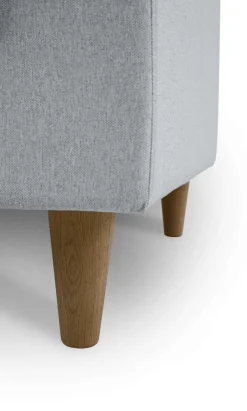 OTTO home 2-Sitzer »Tvinno« im skandinavischen Stil, mit Massivholzfüßen, Breite 155 cm