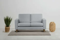 OTTO home 2-Sitzer »Tvinno« im skandinavischen Stil, mit Massivholzfüßen, Breite 155 cm