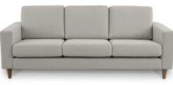 OTTO home 3-Sitzer »Tvinno« im skandinavischen Stil, mit Massivholzfüßen, Breite 217 cm