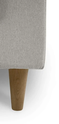 OTTO home 3-Sitzer »Tvinno« im skandinavischen Stil, mit Massivholzfüßen, Breite 217 cm
