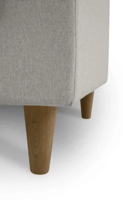 OTTO home 3-Sitzer »Tvinno« im skandinavischen Stil, mit Massivholzfüßen, Breite 217 cm