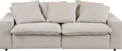 OTTO home 3-Sitzer »Venslev« Lounge-Sofa, mit extra tiefer Sitzfläche und losen Kissen