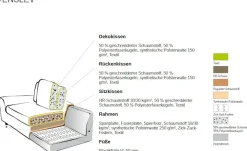 OTTO home 3-Sitzer »Venslev« Lounge-Sofa, mit extra tiefer Sitzfläche und losen Kissen