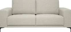 OTTO home 2-Sitzer »Xander« Breite 164 cm, Webstoff, Soft-Touch Chenille, schwarze Metallfüße