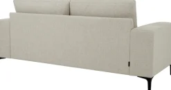 OTTO home 2-Sitzer »Xander« Breite 164 cm, Webstoff, Soft-Touch Chenille, schwarze Metallfüße