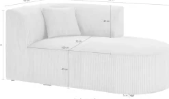 OTTO home Sofa-Eckelement »Alesund« als Einzelelement oder Modulteil
