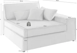 OTTO home Sofaelement »Enid« als Teil eines Modulsofas, fester Sitzkomfort