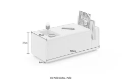 OTTO home Sofaelement »HAILY Tisch für das Modulsofa, Maße B/T/H: 45/100/37 cm« als Modul oder separat verwendbar, mit Steckfach und Ablagefläche