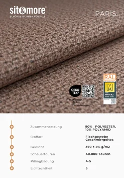 OTTO home Sofa-Kopfstütze »Costello, B: 48 cm« Set: 2 Stück, passend zur Serie
